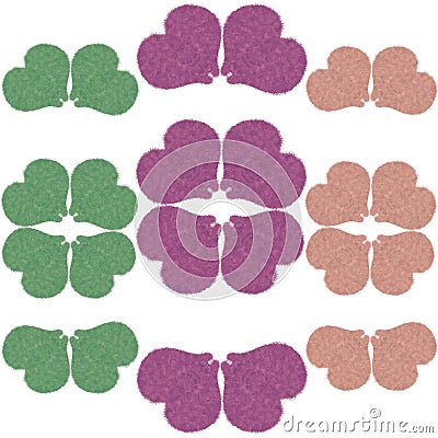 st patrick background four leaf clover, lucky leaf, lucky flower, four leaf clover, magic clover, symbol Stock Photo
